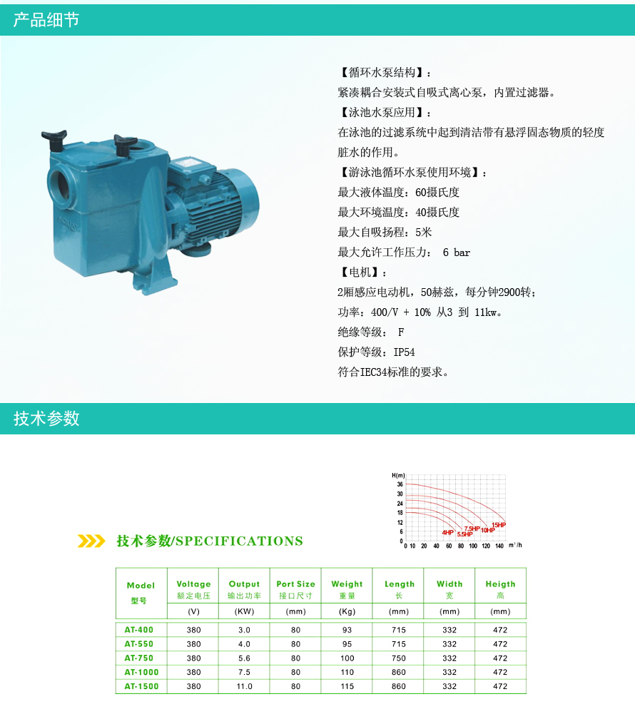 愛克循環水泵